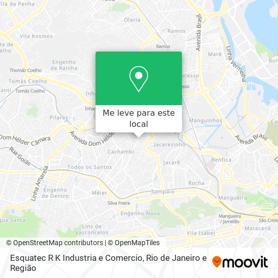 Esquatec R K Industria e Comercio mapa