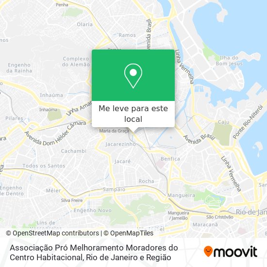 Associação Pró Melhoramento Moradores do Centro Habitacional mapa