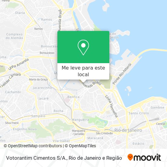 Votorantim Cimentos S/A. mapa