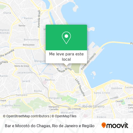 Bar e Mocotó do Chagas mapa