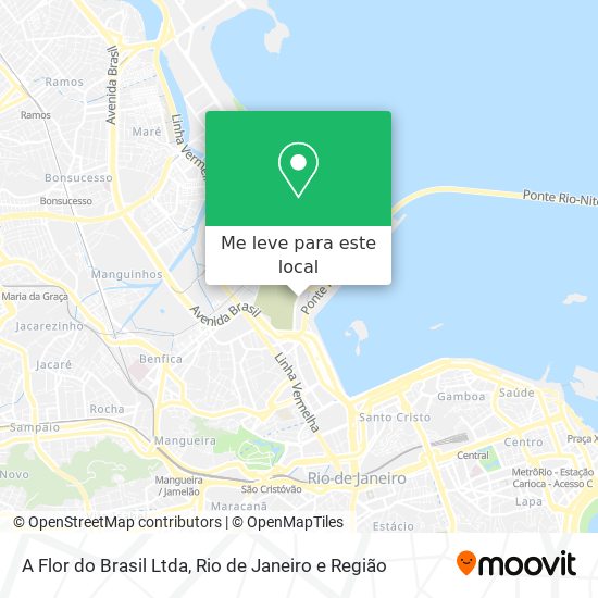 A Flor do Brasil Ltda mapa