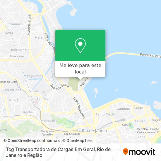 Tcg Transportadora de Cargas Em Geral mapa