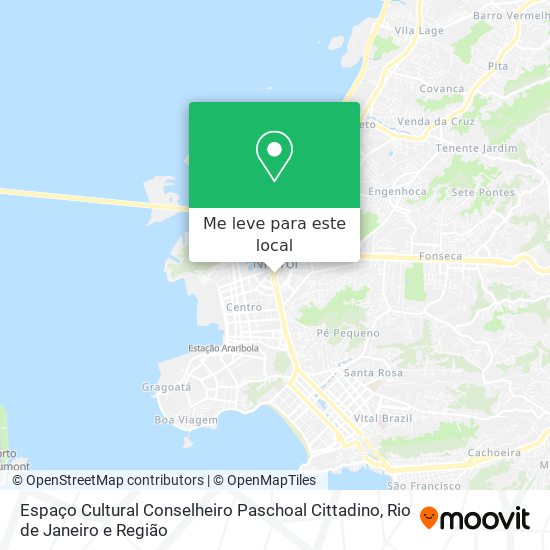 Espaço Cultural Conselheiro Paschoal Cittadino mapa