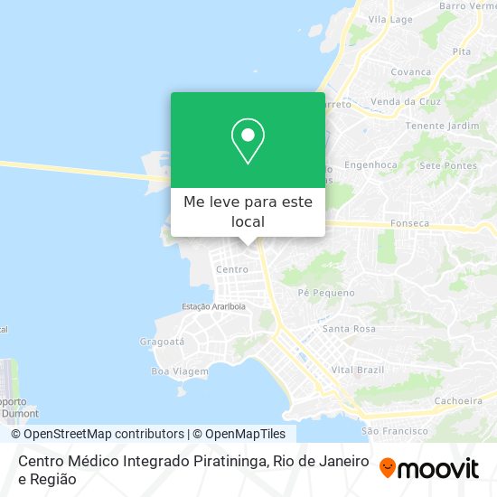 Centro Médico Integrado Piratininga mapa