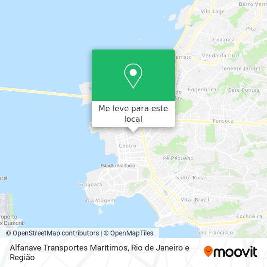 Alfanave Transportes Marítimos mapa