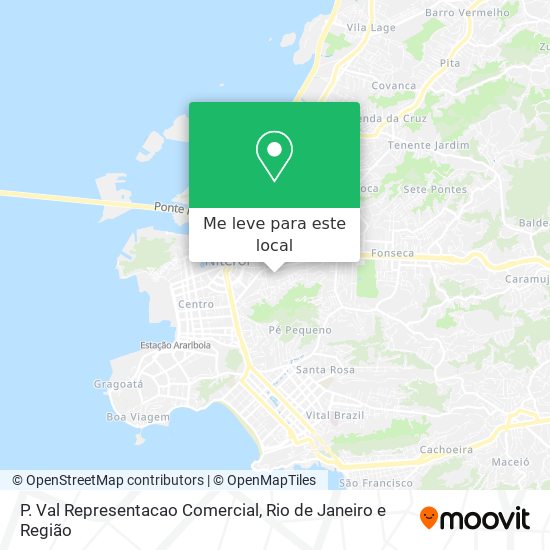 P. Val Representacao Comercial mapa