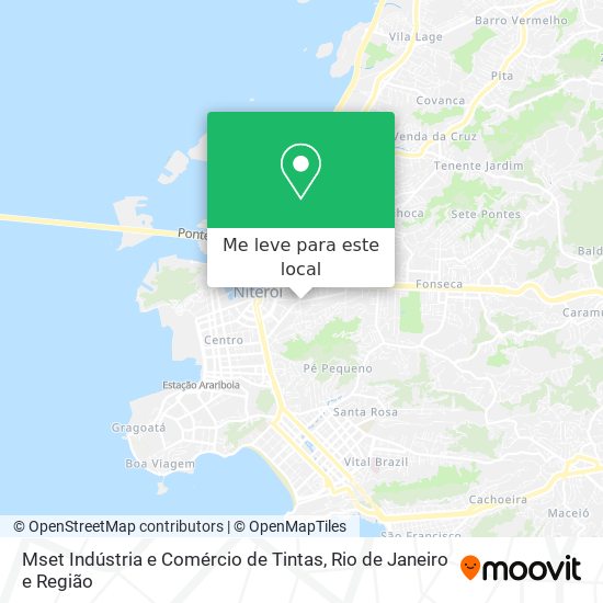 Mset Indústria e Comércio de Tintas mapa
