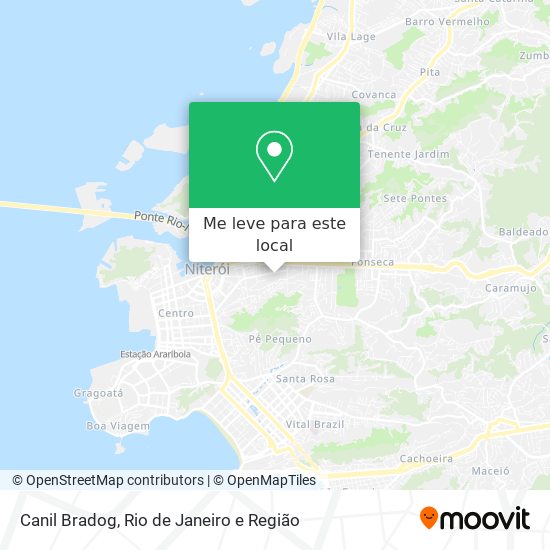 Canil Bradog mapa