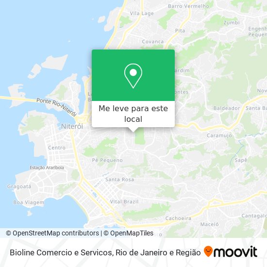 Bioline Comercio e Servicos mapa