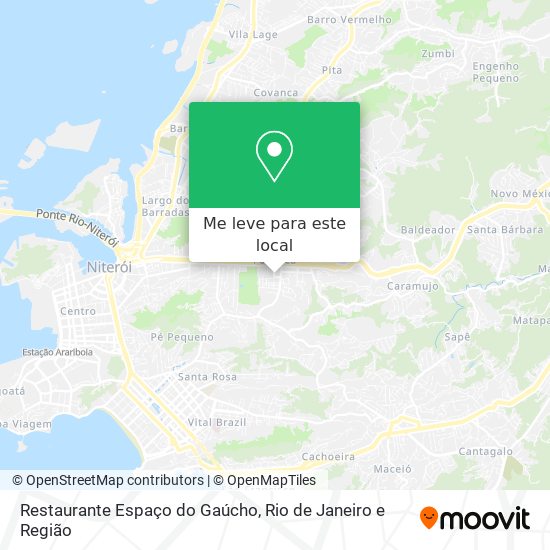 Restaurante Espaço do Gaúcho mapa