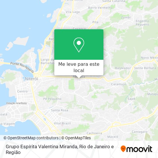 Grupo Espírita Valentina Miranda mapa