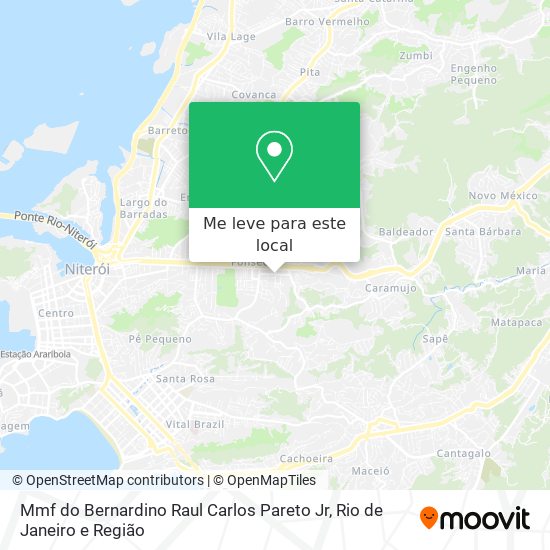 Mmf do Bernardino Raul Carlos Pareto Jr mapa