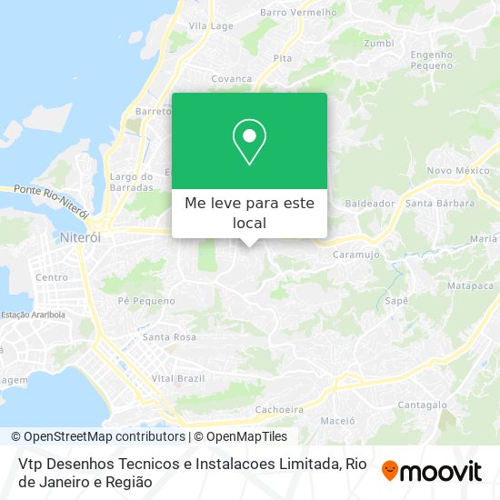 Vtp Desenhos Tecnicos e Instalacoes Limitada mapa