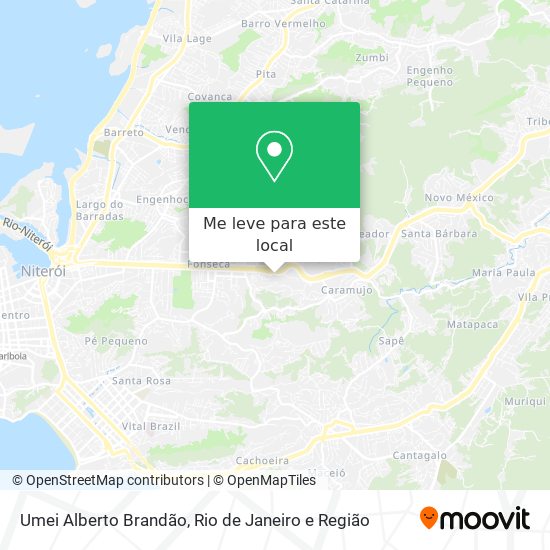 Umei Alberto Brandão mapa