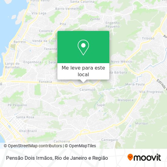 Pensão Dois Irmãos mapa