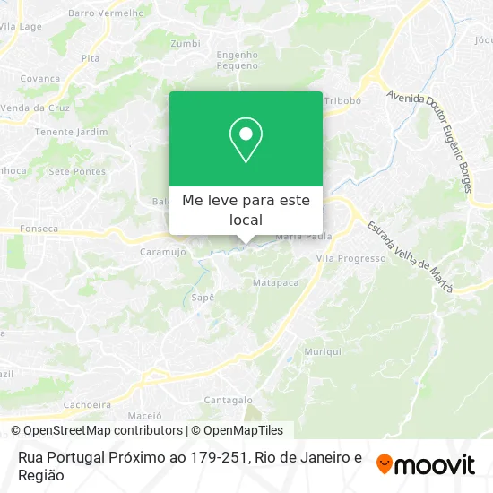Rua Portugal Próximo ao 179-251 mapa