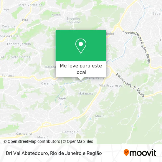 Dri Val Abatedouro mapa