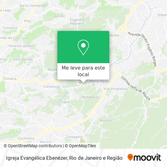 Igreja Evangélica Ebenézer mapa