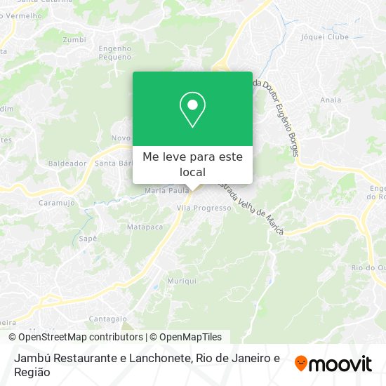 Jambú Restaurante e Lanchonete mapa