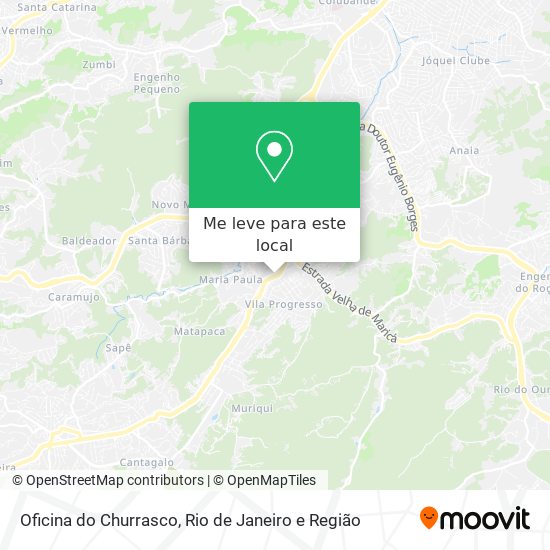Oficina do Churrasco mapa