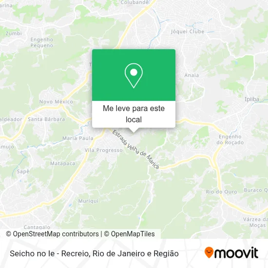 Seicho no Ie - Recreio mapa