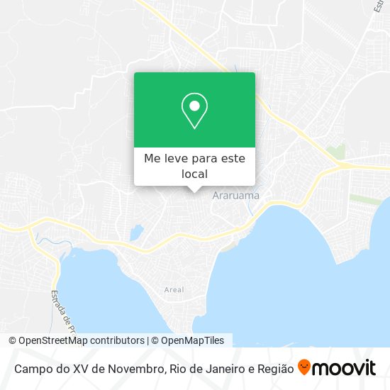 Campo do XV de Novembro mapa
