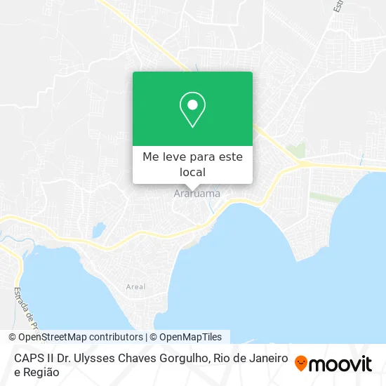 CAPS II Dr. Ulysses Chaves Gorgulho mapa