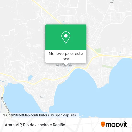 Arara VIP mapa