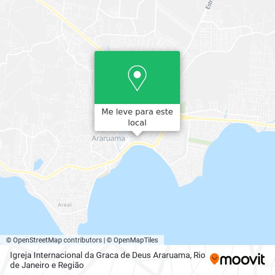 Igreja Internacional da Graca de Deus Araruama mapa