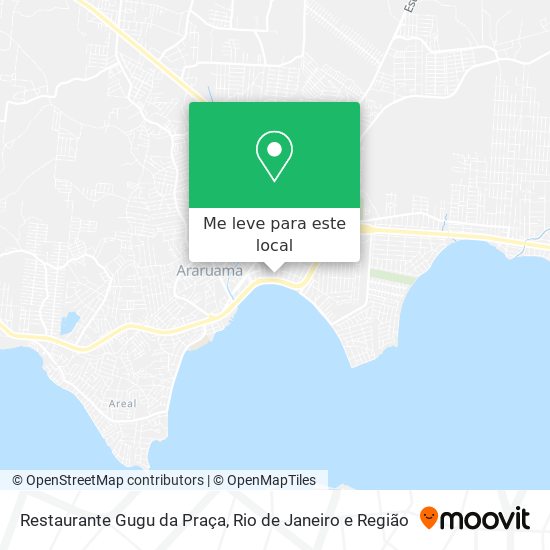 Restaurante Gugu da Praça mapa