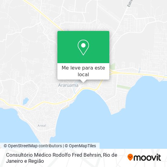 Consultório Médico Rodolfo Fred Behrsin mapa