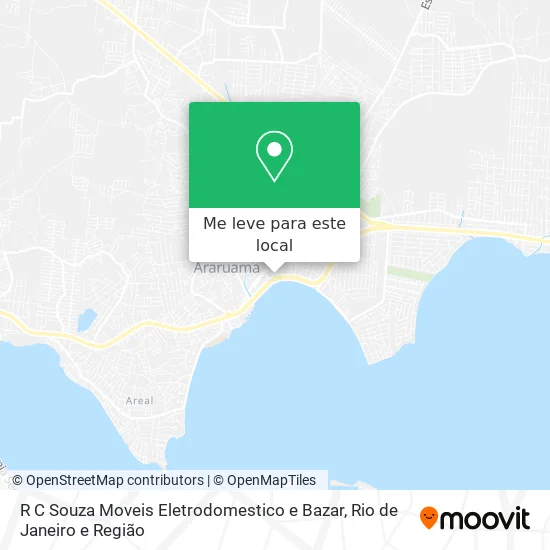 R C Souza Moveis Eletrodomestico e Bazar mapa