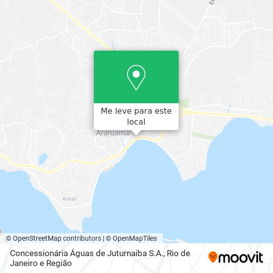 Concessionária Águas de Juturnaiba S.A. mapa