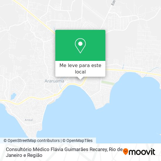 Consultório Médico Flávia Guimarães Recarey mapa