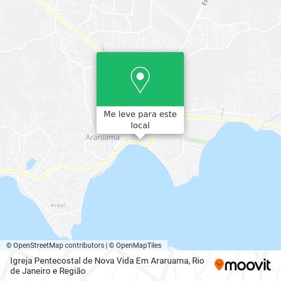 Igreja Pentecostal de Nova Vida Em Araruama mapa
