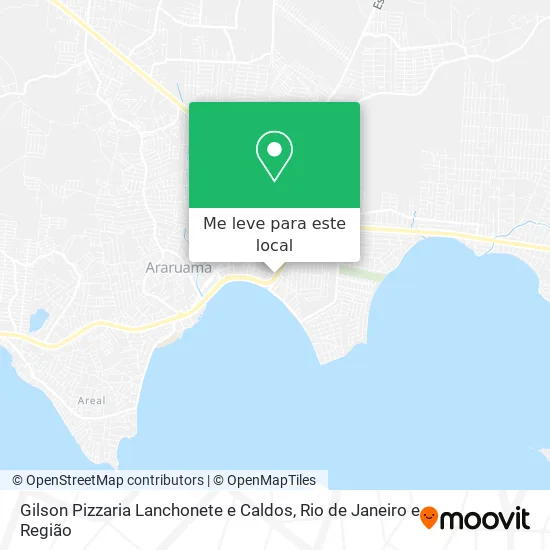 Gilson Pizzaria Lanchonete e Caldos mapa