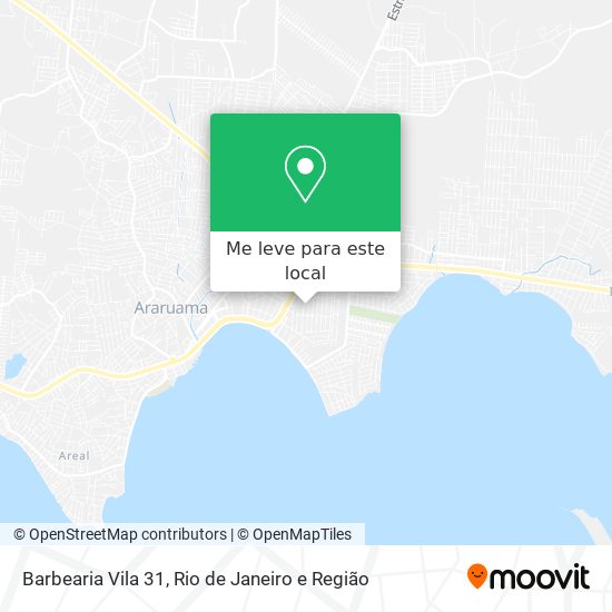 Barbearia Vila 31 mapa