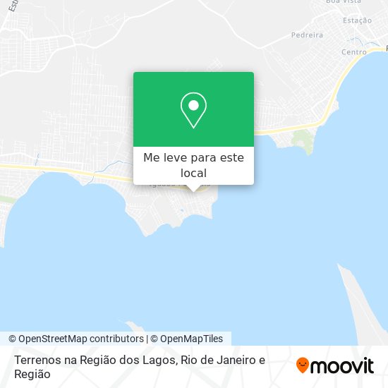 Terrenos na Região dos Lagos mapa