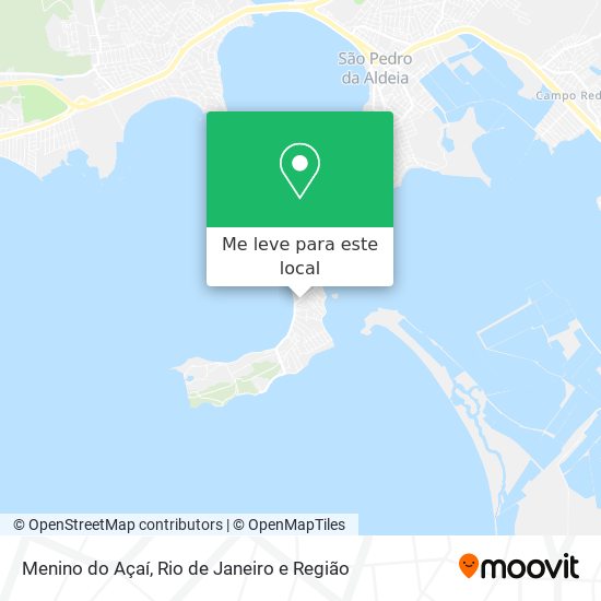 Menino do Açaí mapa