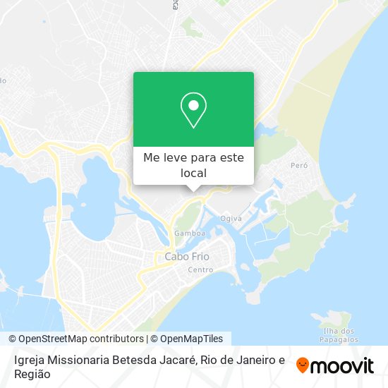 Igreja Missionaria Betesda Jacaré mapa