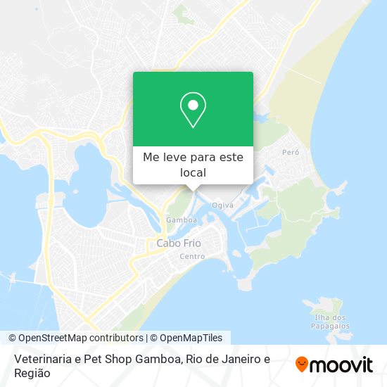 Veterinaria e Pet Shop Gamboa mapa