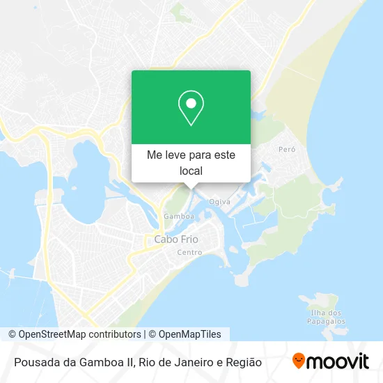Pousada da Gamboa II mapa