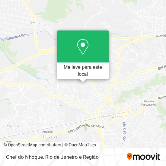 Chef do Nhoque mapa