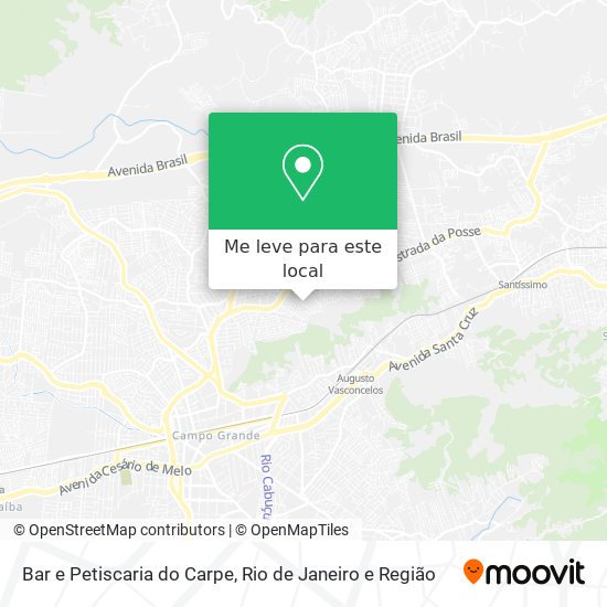 Bar e Petiscaria do Carpe mapa