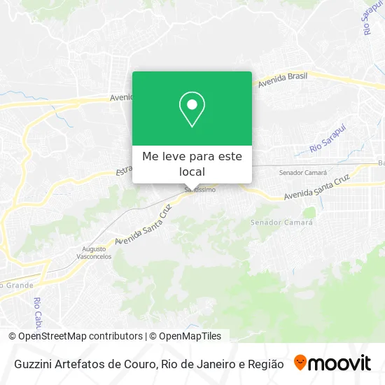 Guzzini Artefatos de Couro mapa