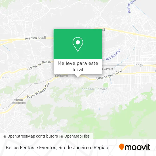 Bellas Festas e Eventos mapa