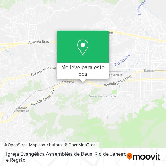 Igreja Evangélica Assembléia de Deus mapa