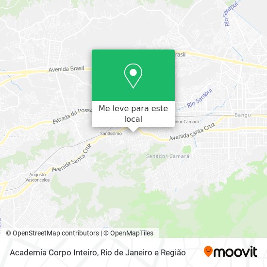 Academia Corpo Inteiro mapa