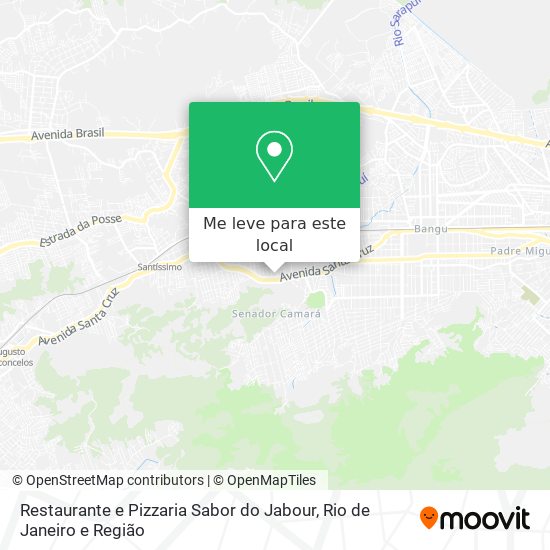 Restaurante e Pizzaria Sabor do Jabour mapa