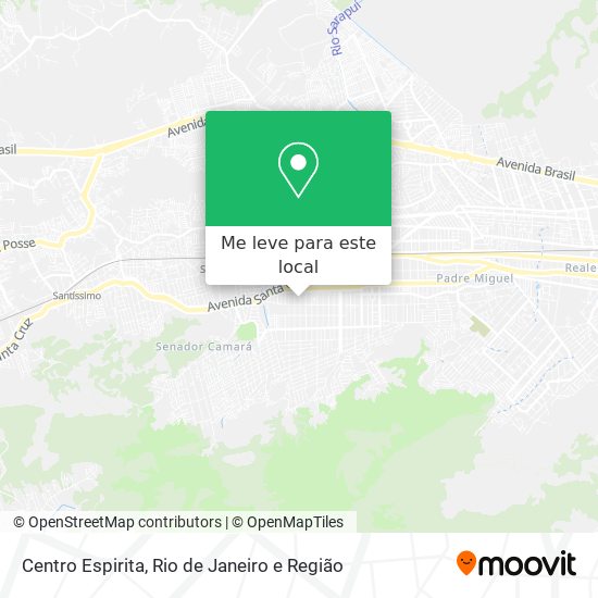 Centro Espirita mapa
